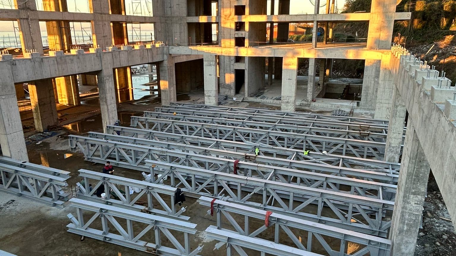 Artvin Hopa Hilton Hotel Çelik Konstrüksiyon Projesi